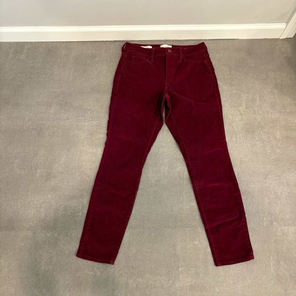 Target Universal Thread Velour High Rise Skinny Pants Size 4
